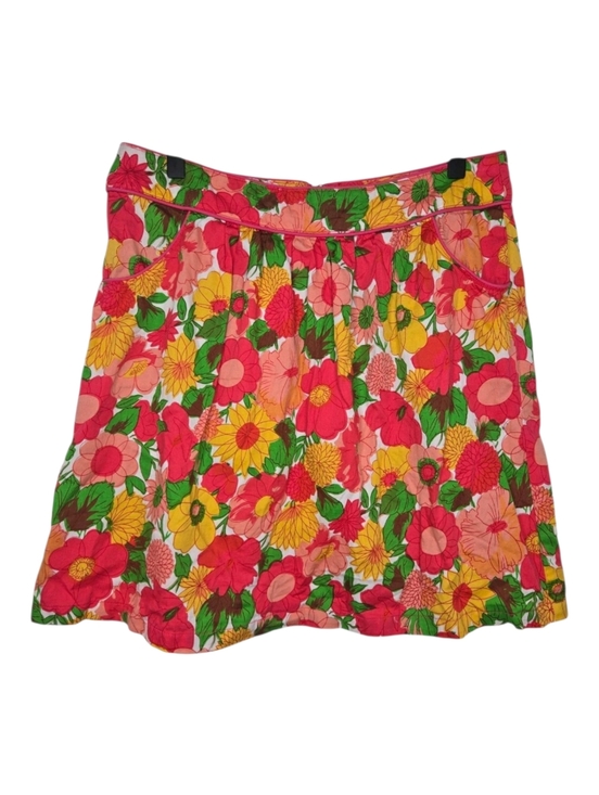 Tulle Dresses & Skirts - Tulle Womens Vibrant Colorful Floral Print Twee Swing Skirt Size Large